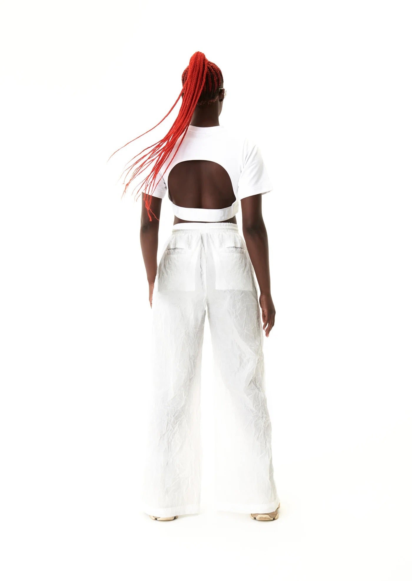 P.E Nation Volley Pant in Optic White