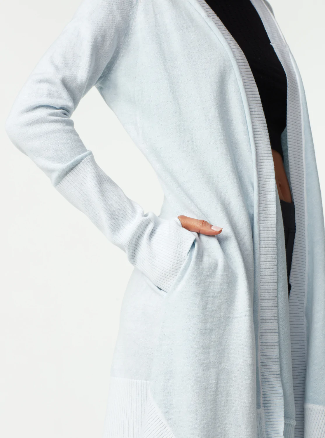 Blanc Noir Huntress Cardigan - Ballard Blue