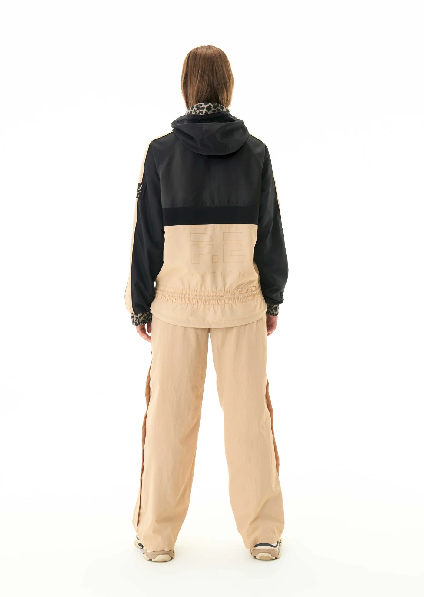 P.E Nation REVERSIBLE MAN DOWN JACKET IN BEIGE