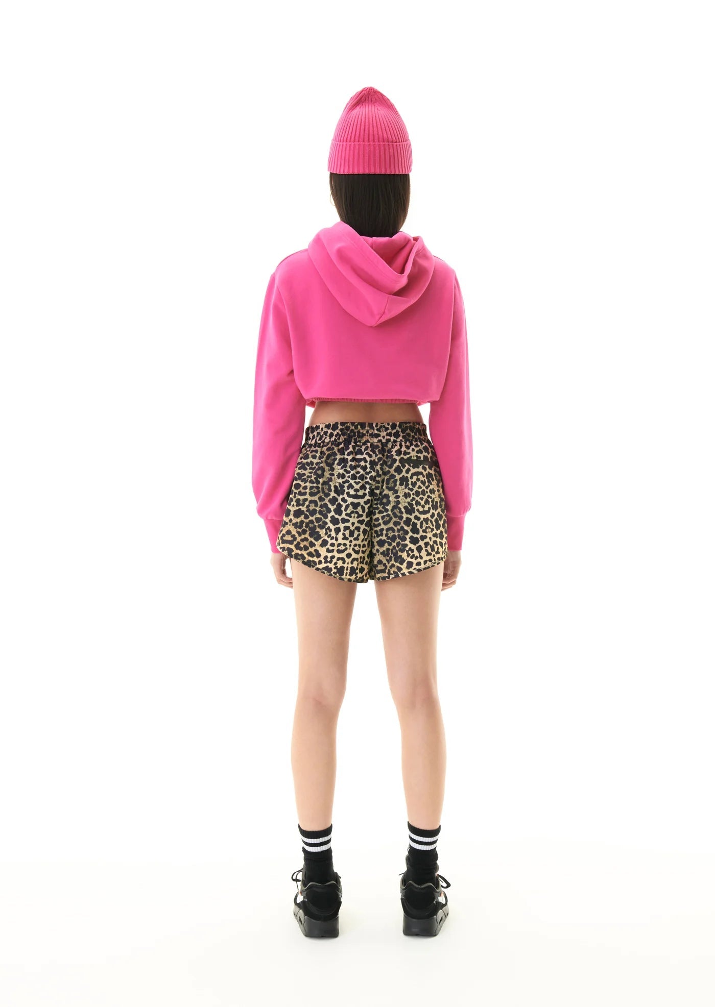 P.E Nation AZZURRA SHORT IN ANIMAL PRINT