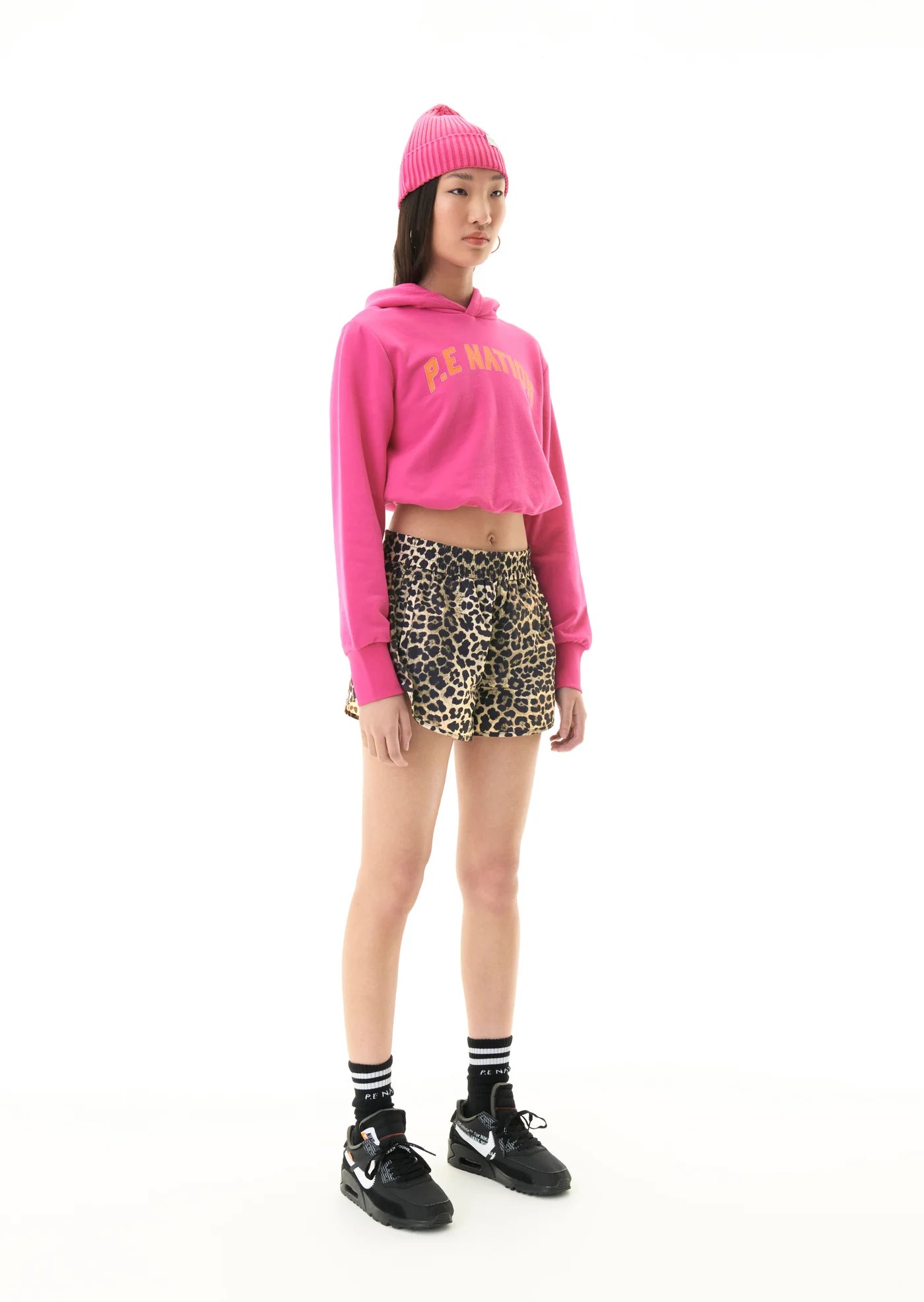 P.E Nation AZZURRA SHORT IN ANIMAL PRINT