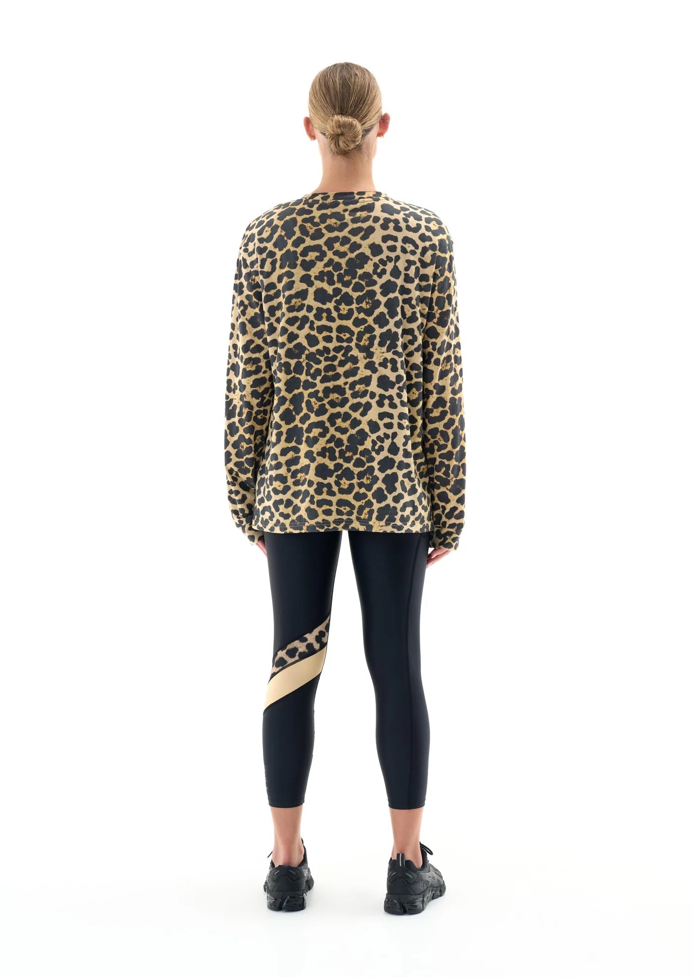 P.E Nation VALLEY LS TEE IN ANIMAL PRINT