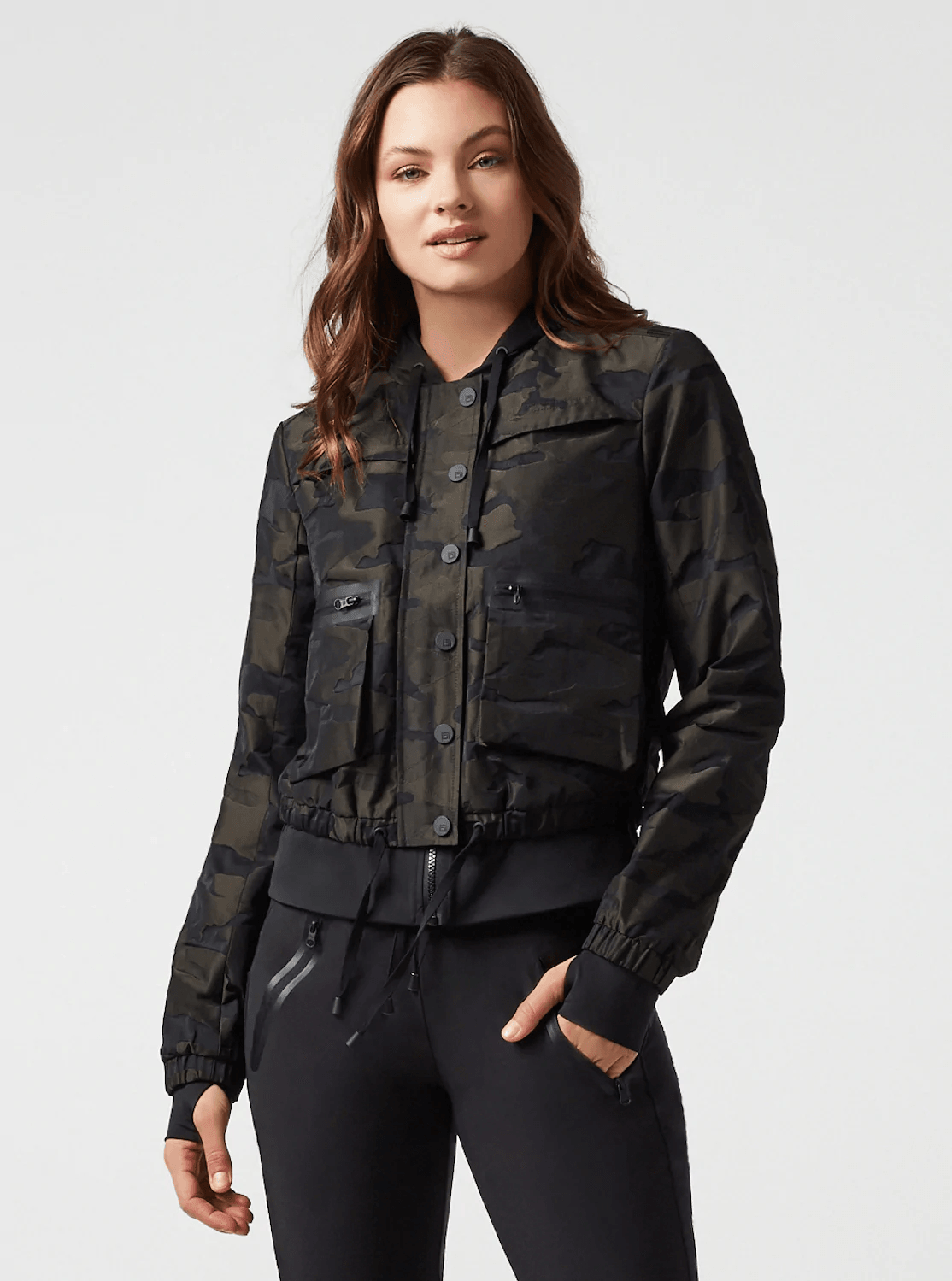Blanc Noir Skyfall Aviator Jacket - Olive Camo - Kota Wellness