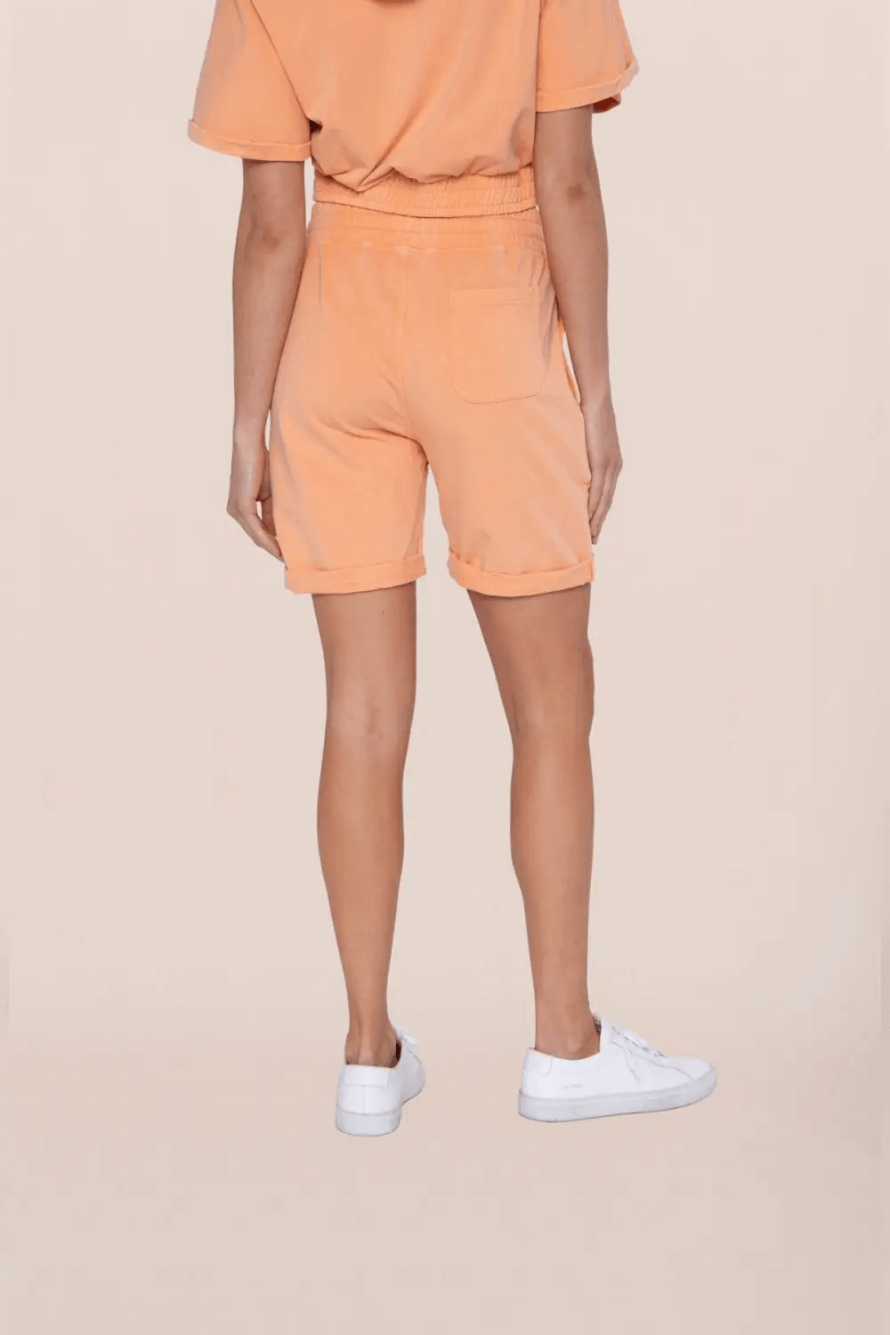 Mono B Relaxed High-Waisted Shorts - Coral Sands - Kota Wellness