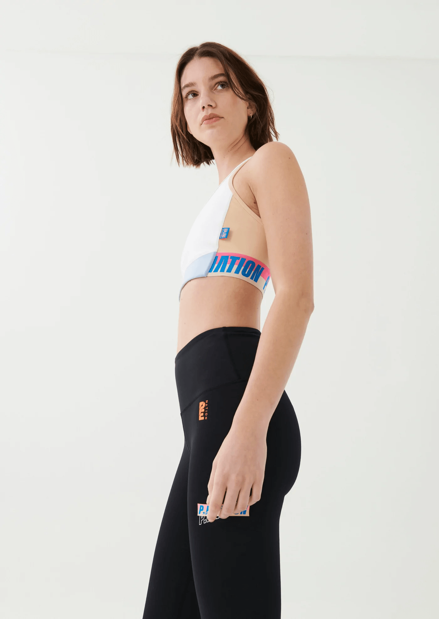 P.E. Nation Gravity Sports Bra - Optic White - Kota Wellness