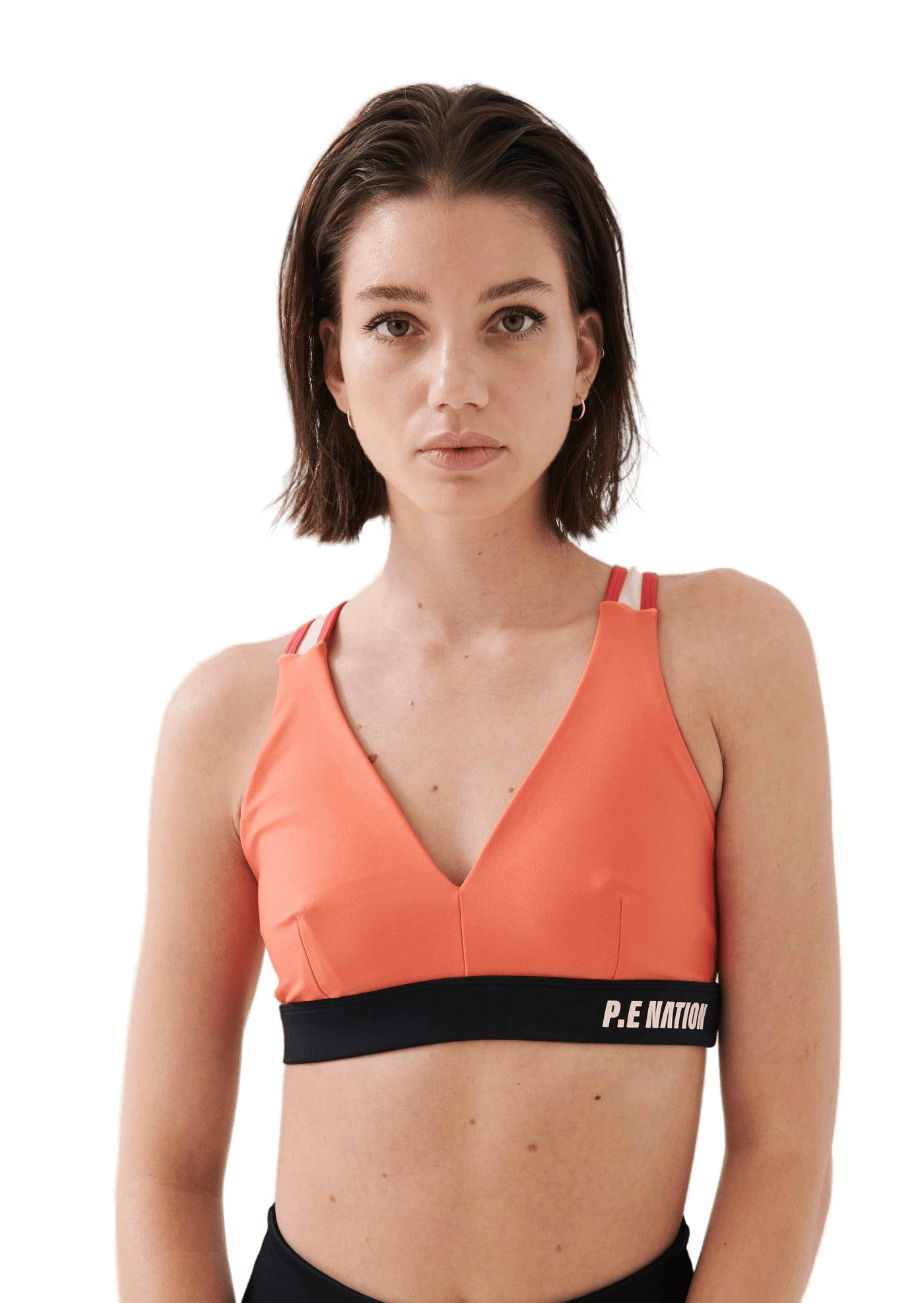 P.E. Nation High Press Sports Bra - Persimmon - Kota Wellness