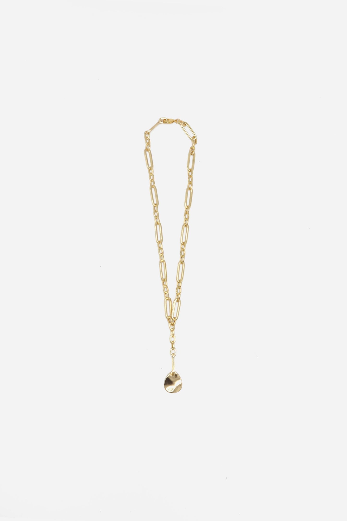 Sita nevado Link Chain Lariat Necklace - Kota Wellness