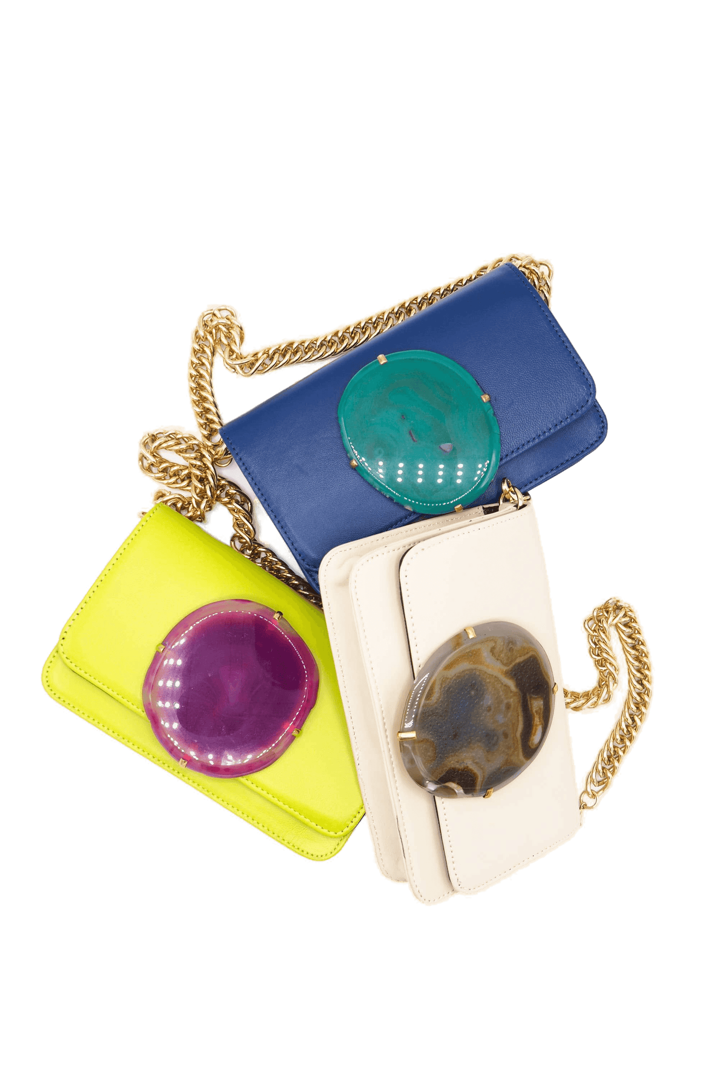 Sita Nevado Natural Turquoise Stone Clutch Purse - Blue - Kota Wellness