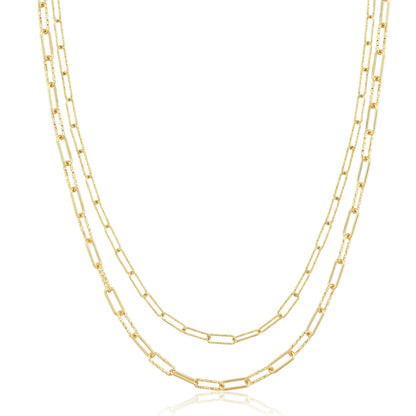 Ela Rae Jewelry Llc. - Sparkle chain | double layer