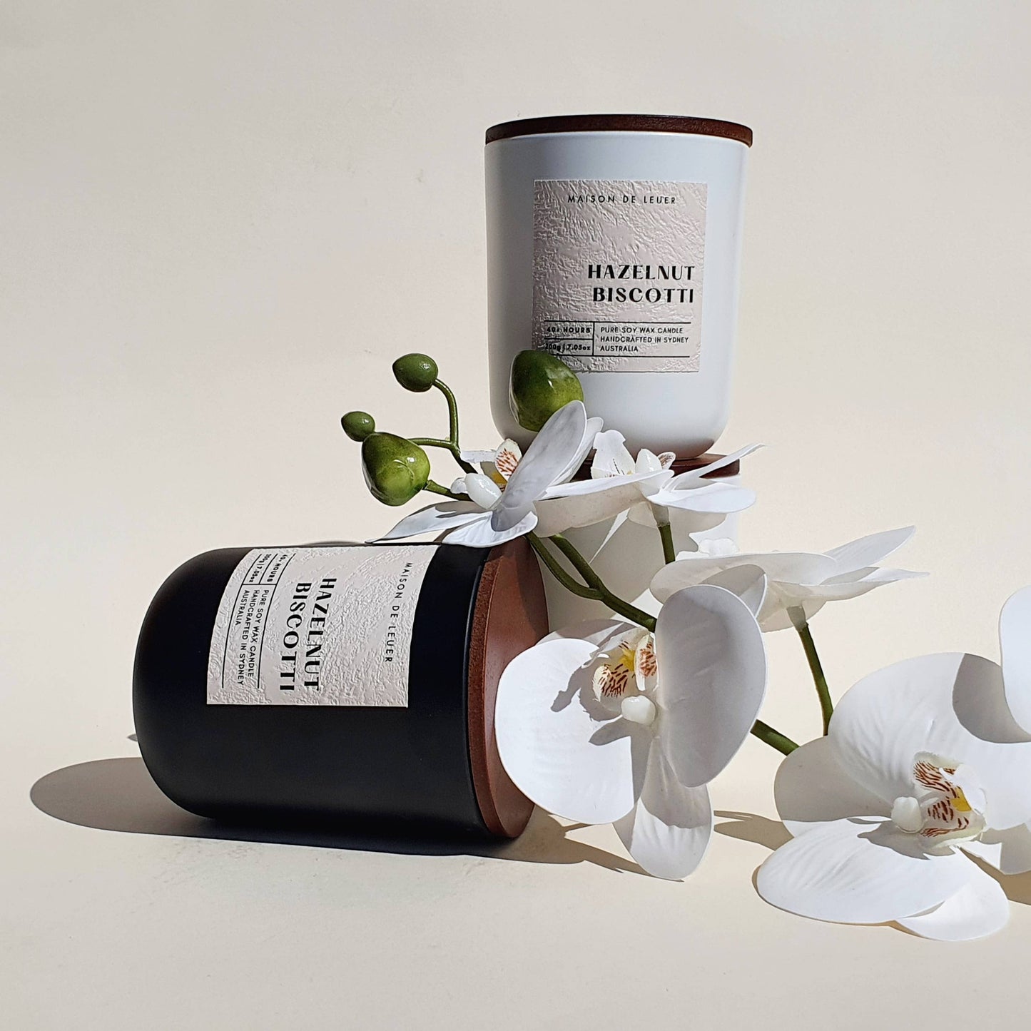 Maison De Lueur - Hansel + Gretel | Gingerbread | 200g Luxe Eco Soy Candle: Matte Black