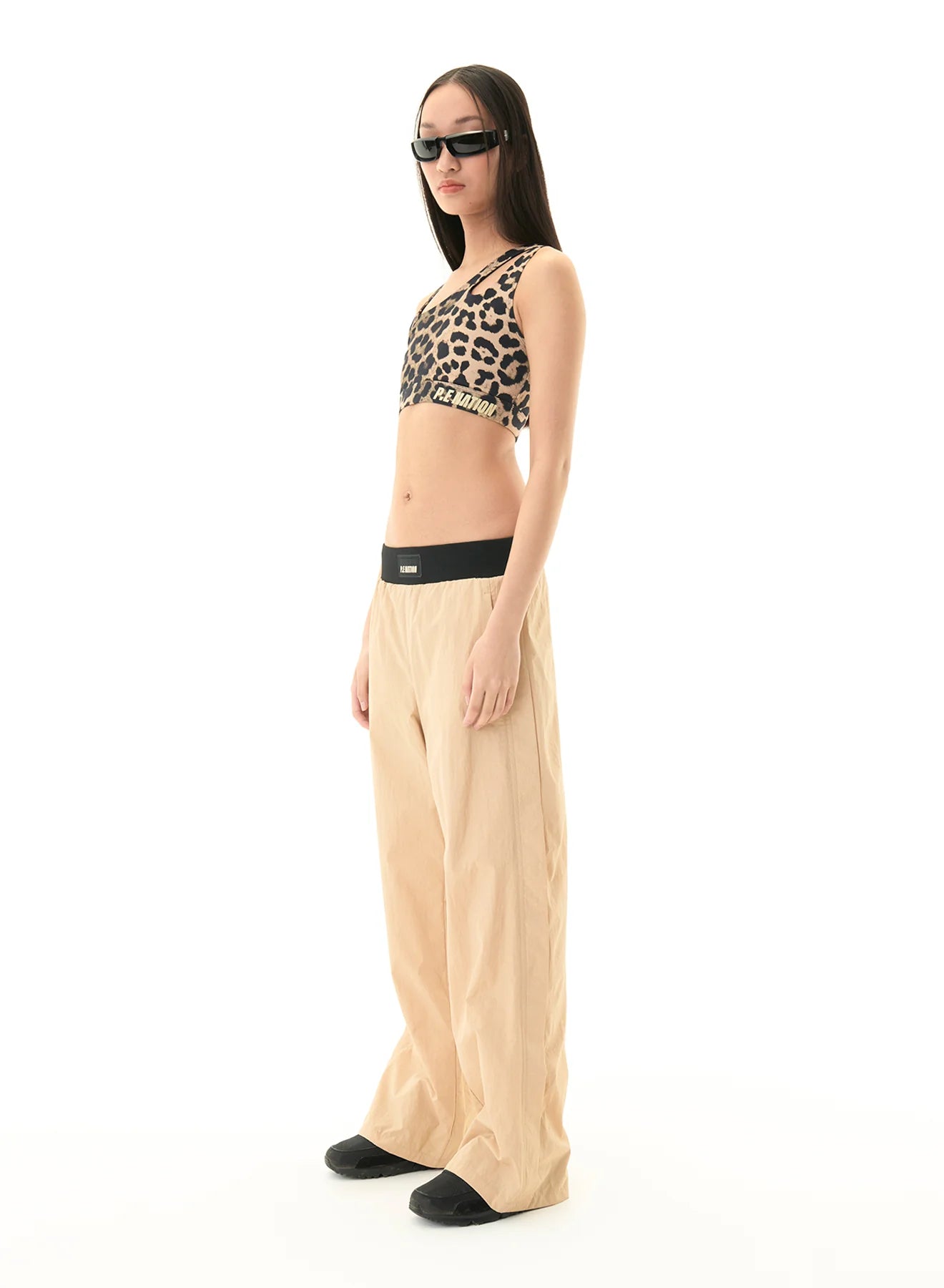 P.E Nation AZZURRA PANT IN BEIGE