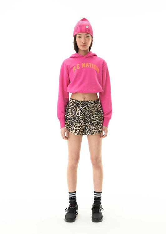 P.E Nation DEFENDING ZONE HOODIE IN PINK GLO