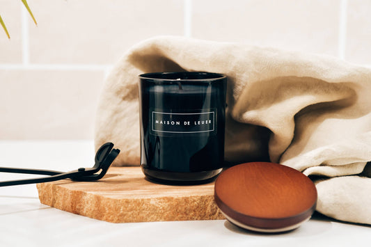 Maison De Lueur - Hansel + Gretel | Gingerbread | 200g Luxe Eco Soy Candle: Matte Black