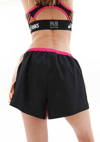 P.E Nation x Asics Sequence Short in Golden Oak