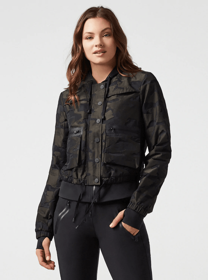 Blanc Noir Skyfall Aviator Jacket - Olive Camo - Kota Wellness