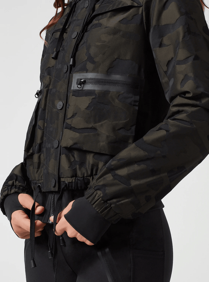 Blanc Noir Skyfall Aviator Jacket - Olive Camo - Kota Wellness