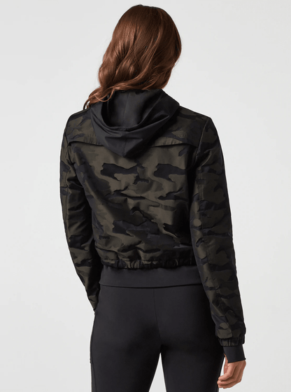 Blanc Noir Skyfall Aviator Jacket - Olive Camo - Kota Wellness