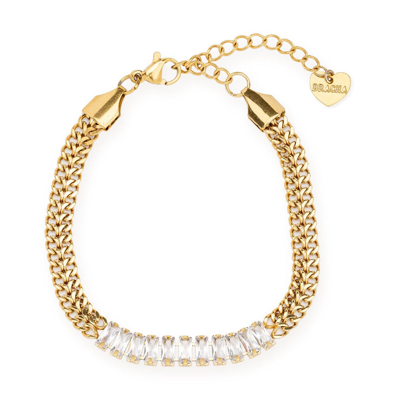 Bracha Braided Ice Bar Bracelet - Kota Wellness
