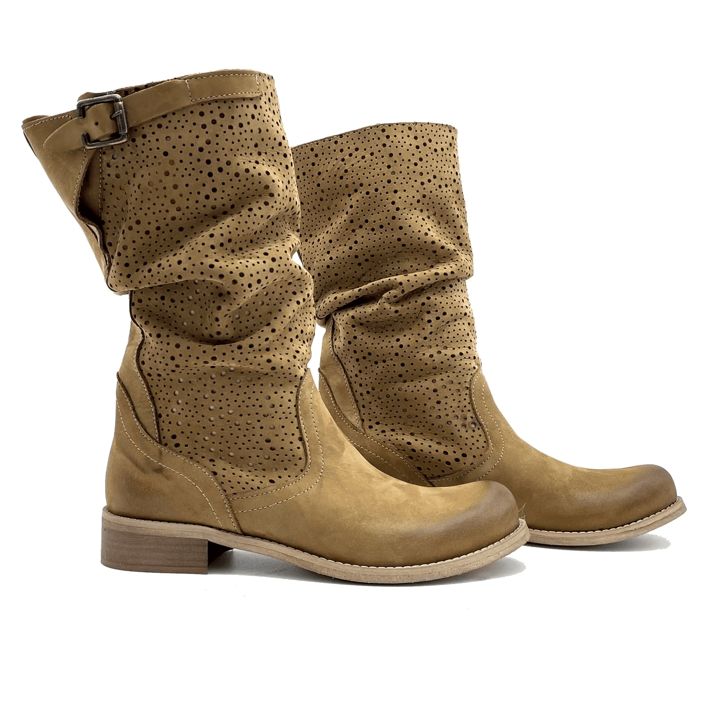 Eccellenza Donna Made in Italy Handmade Leather Boots - Nubuck - Kota Wellness