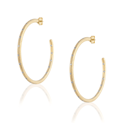 Ela Rae Jewelry Sprinkle Hoops Large Earrings - Kota Wellness
