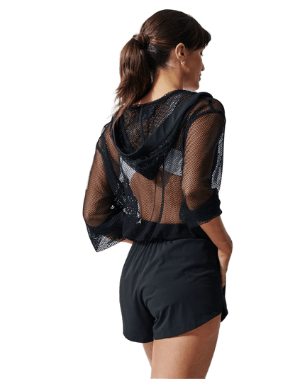 Heroine Sport Mesh Breathe Pullover - Black - Kota Wellness