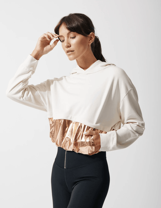 Heroine Sport Ray Hoodie Ivory/Copper - Kota Wellness