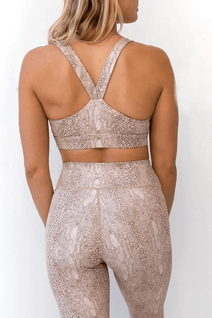 Kavala Collective Seseh Crop Top - Snakeskin - Kota Wellness