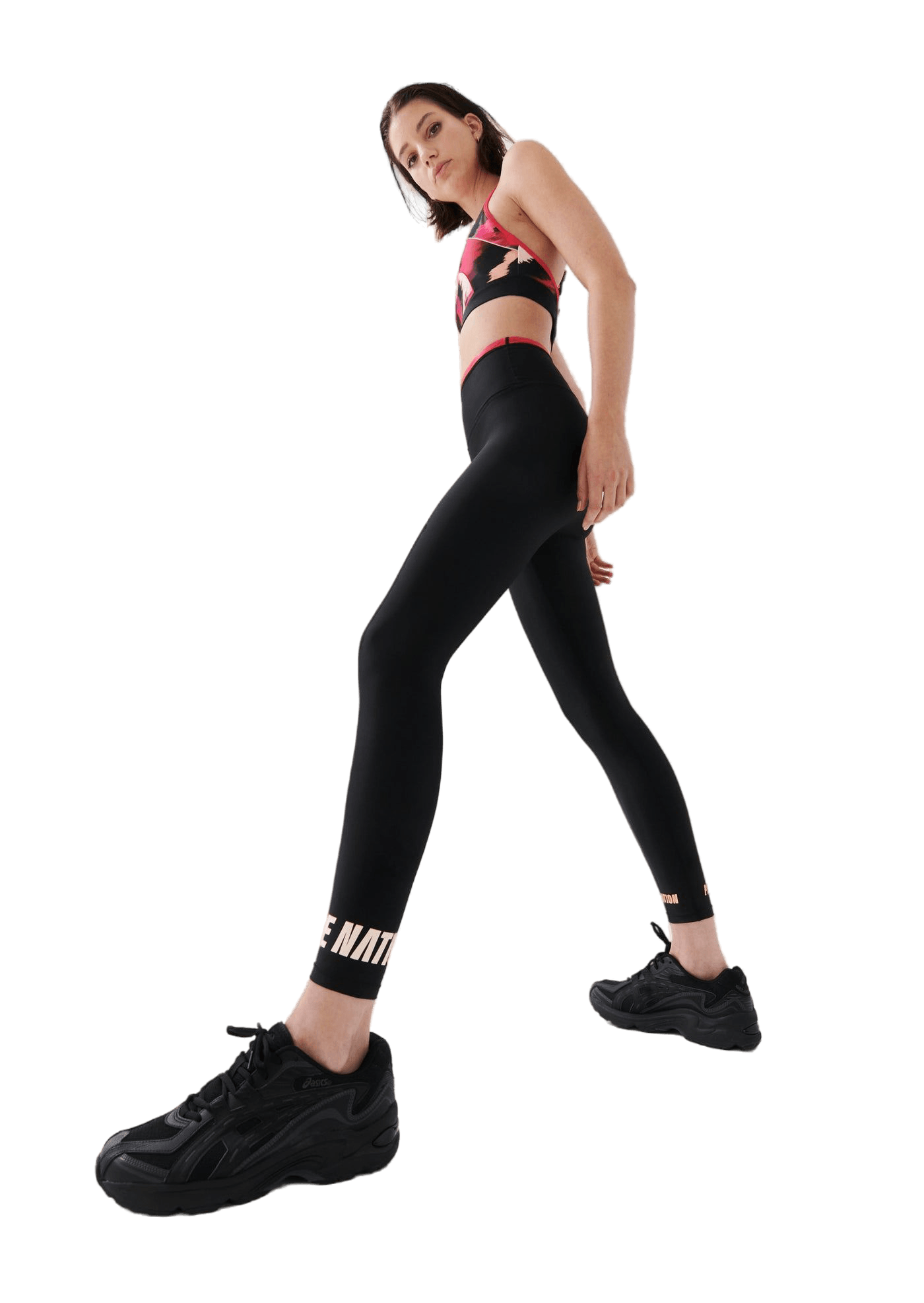 P.E. Nation Double Under Legging - Black - Kota Wellness