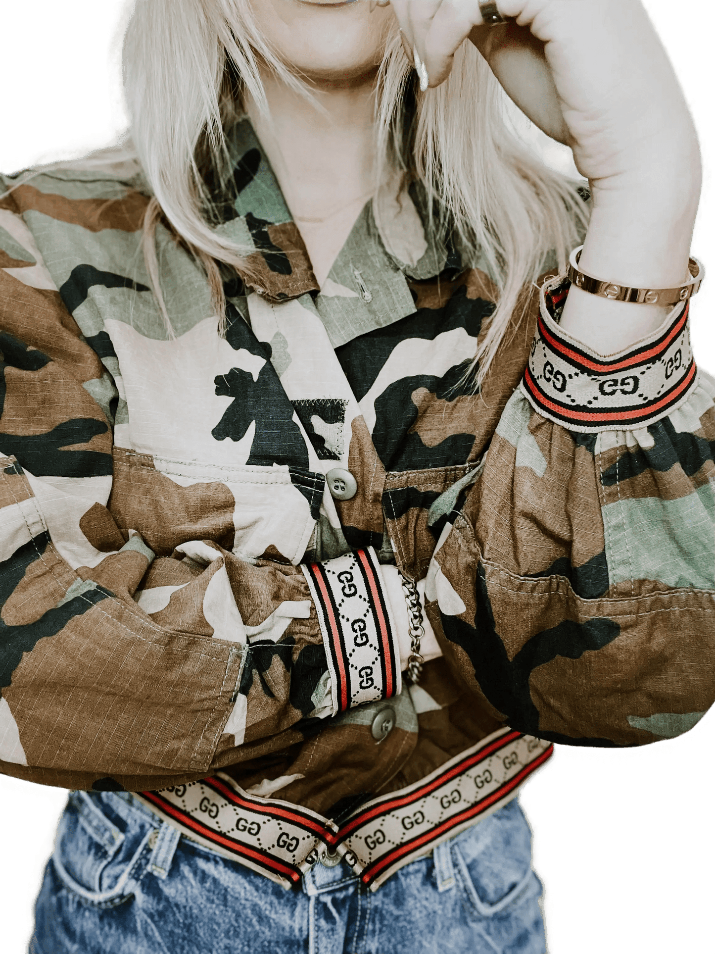 PCH the Label Gucci Inspired Authentic Military Bomber Jacket - Kota Wellness