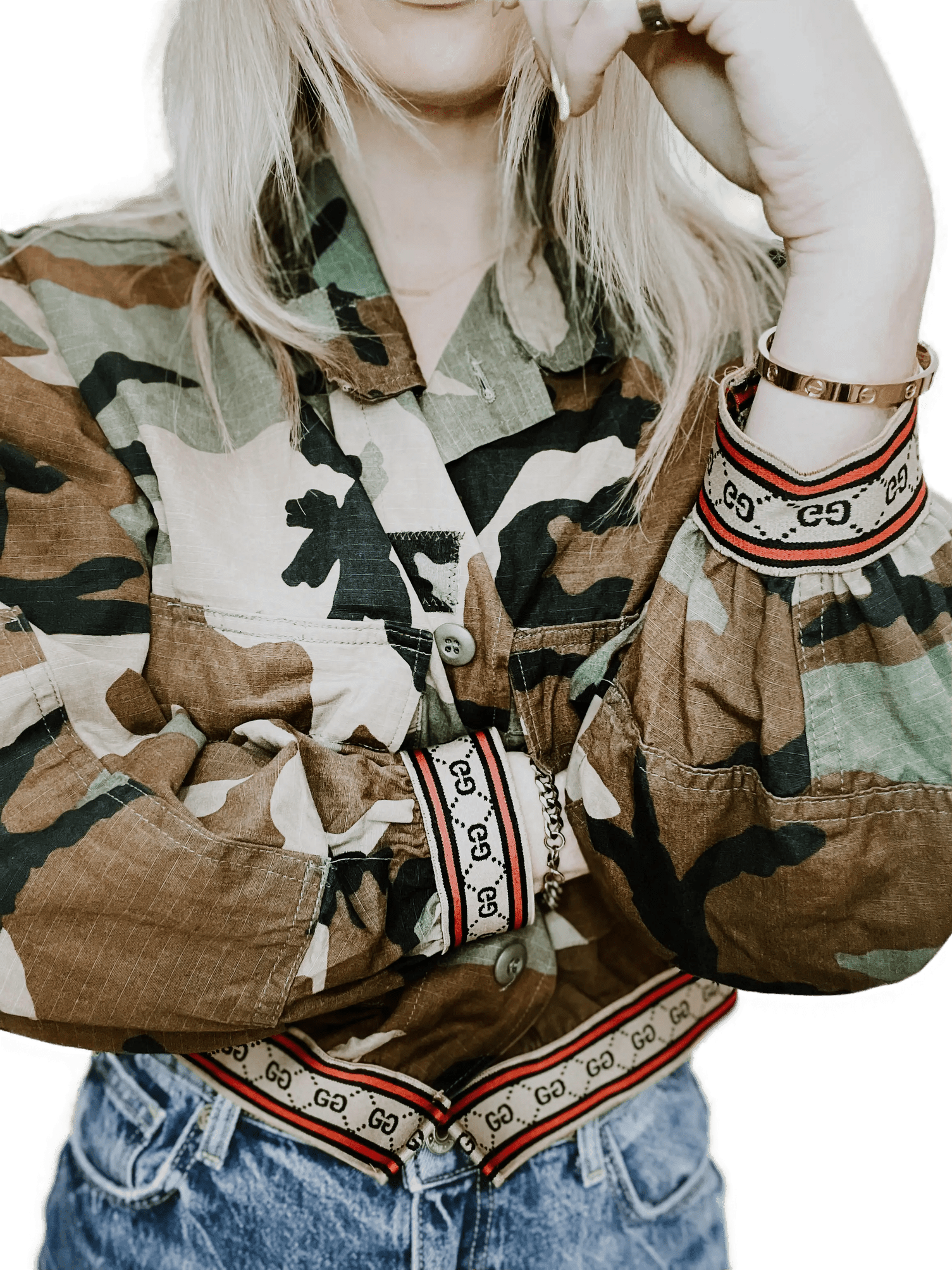 PCH the Label Gucci Inspired Authentic Military Bomber Jacket - Kota Wellness