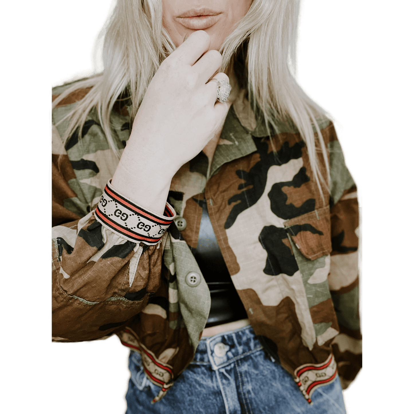 PCH the Label Gucci Inspired Authentic Military Bomber Jacket - Kota Wellness