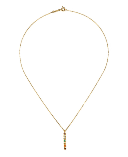 Satya Divine Alignment Multi Gemstone Chakra Necklace - Kota Wellness