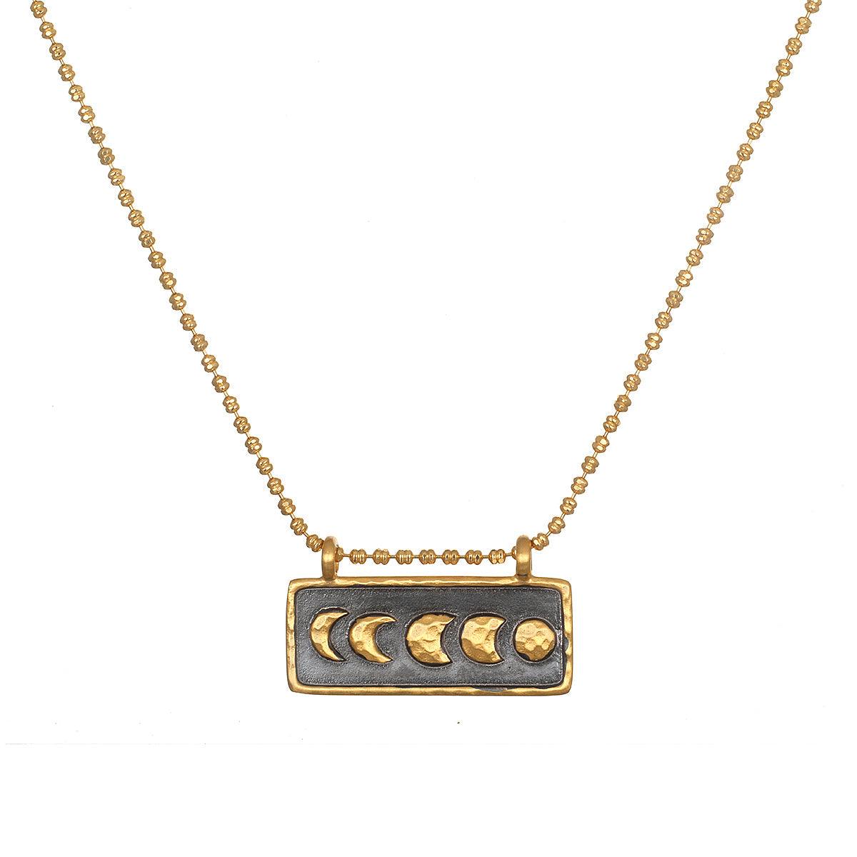 Satya Self Evolution Moon Phase Necklace - Kota Wellness