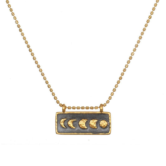 Satya Self Evolution Moon Phase Necklace - Kota Wellness