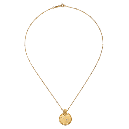 Satya Zodiac Aries White Topaz Necklace - Kota Wellness