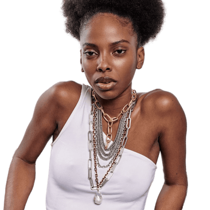 Sita Nevado Adjustable Gold Link Chain Necklace - Kota Wellness