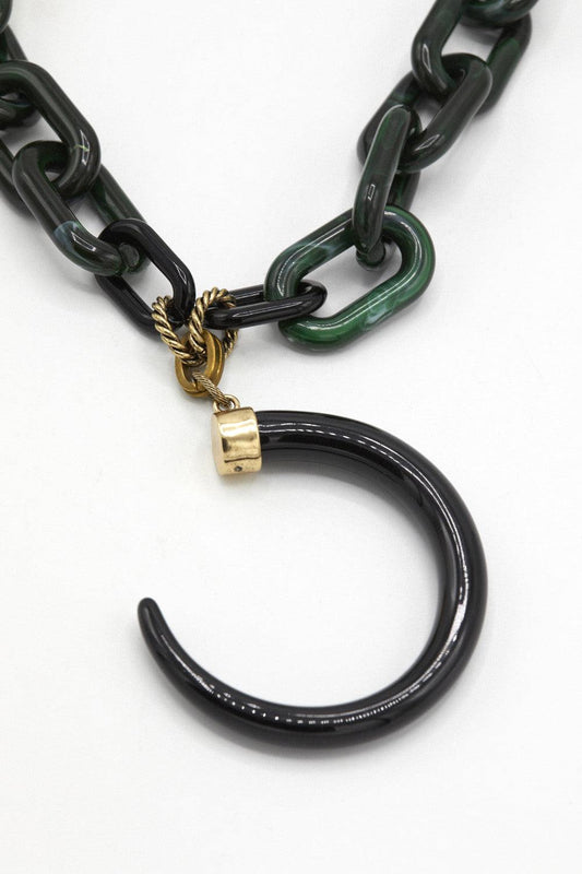Sita Nevado Antonia Horn Statement Piece Necklace - Kota Wellness