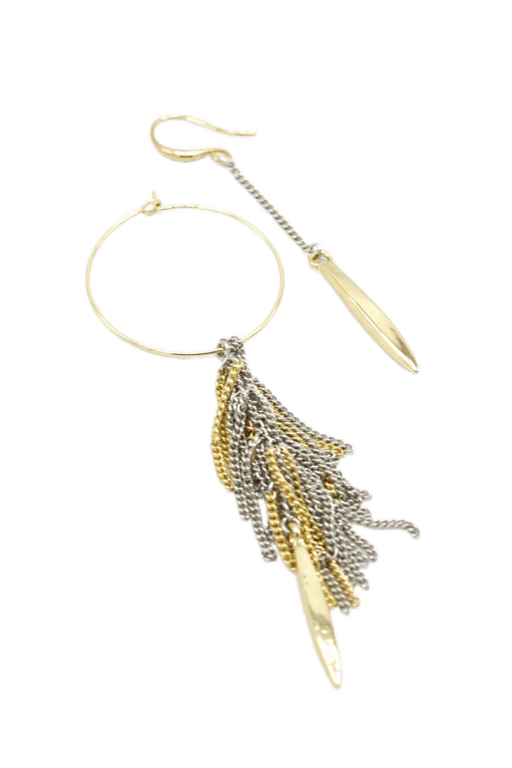 Sita Nevado Asymmetrical Fringe Earrings - Kota Wellness