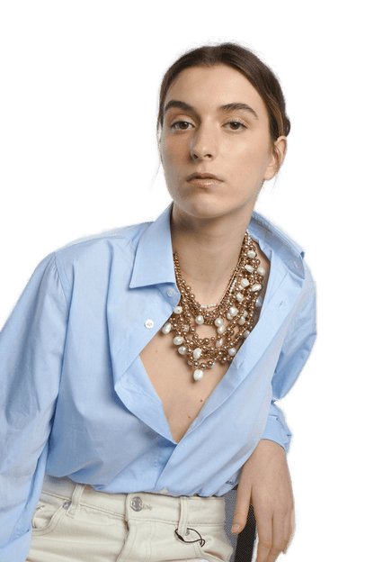 Sita Nevado Beaded Freshwater Pearl Layer Necklace - Kota Wellness