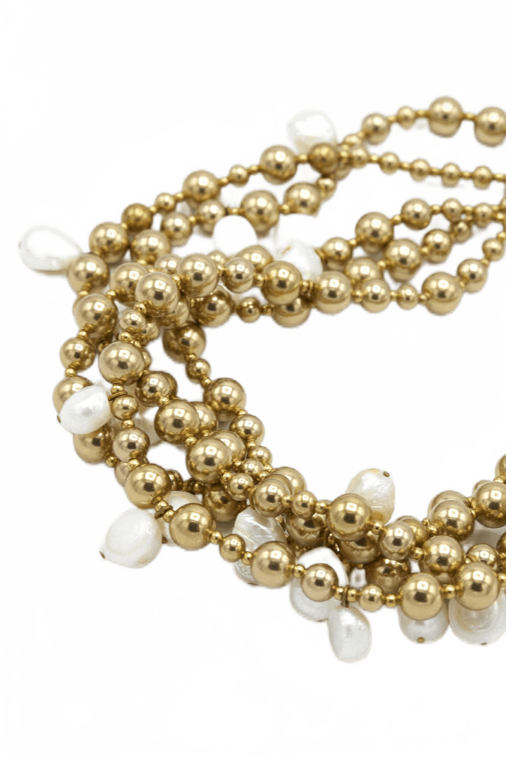 Sita Nevado Beaded Freshwater Pearl Layer Necklace - Kota Wellness