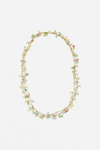 Sita Nevado Flower Layer Pendant Necklace - Kota Wellness