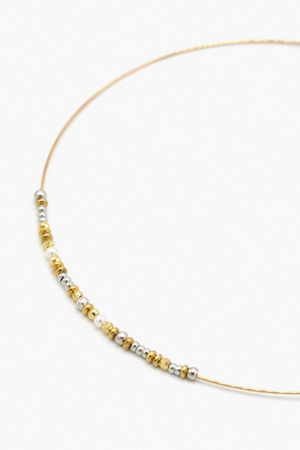 Sita nevado Layer Beaded Choker Necklace - Kota Wellness