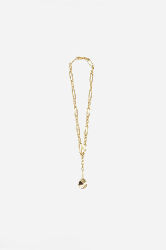Sita nevado Link Chain Lariat Necklace - Kota Wellness