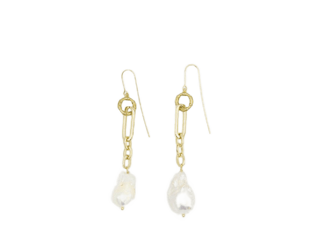 Sita Nevado Made in Spain Pearl Drop Earrings - Kota Wellness