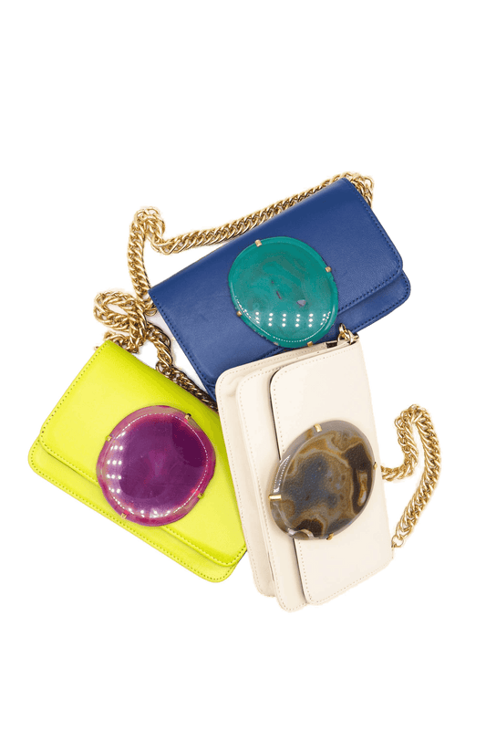 Sita Nevado Natural Turquoise Stone Clutch Purse - Blue - Kota Wellness