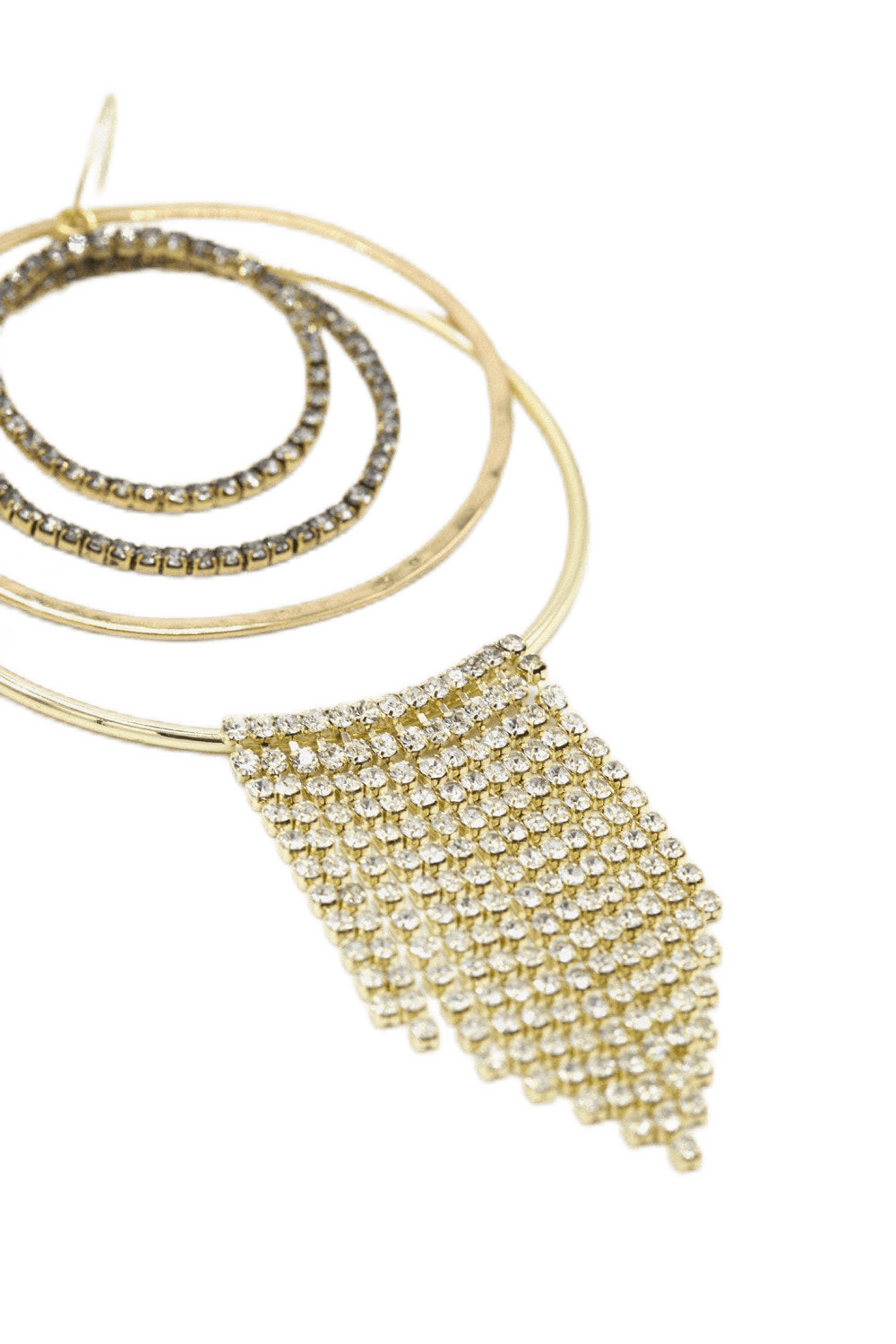 Sita Nevado Rumba Crystal Fringe Dangle Earrings - Kota Wellness