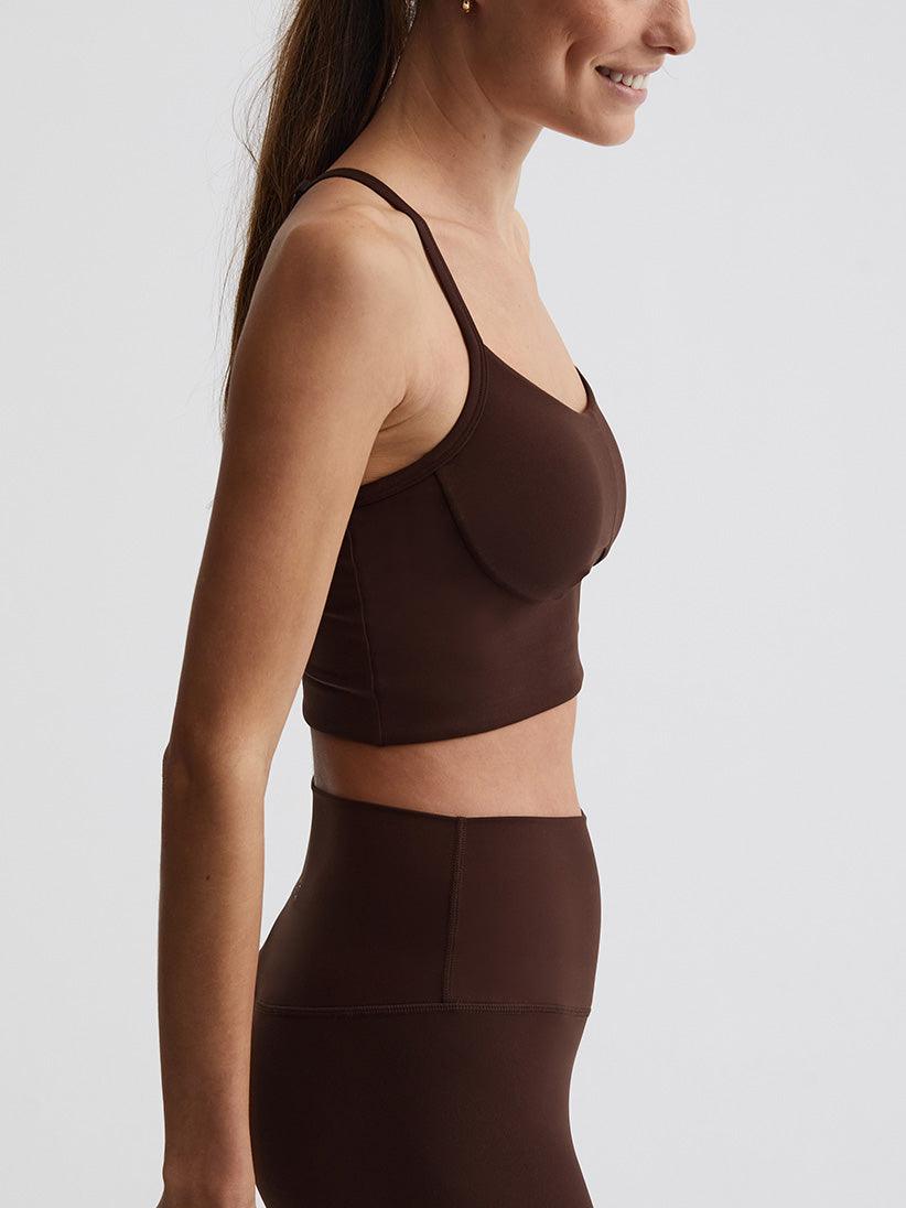 Varley Always Surrey Bra - Coffee Bean - Kota Wellness