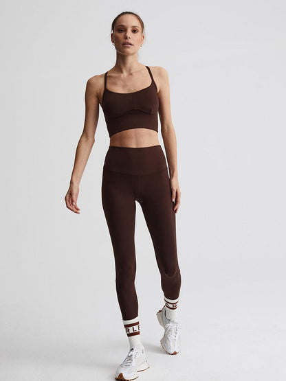 Varley Always Surrey Bra - Coffee Bean - Kota Wellness