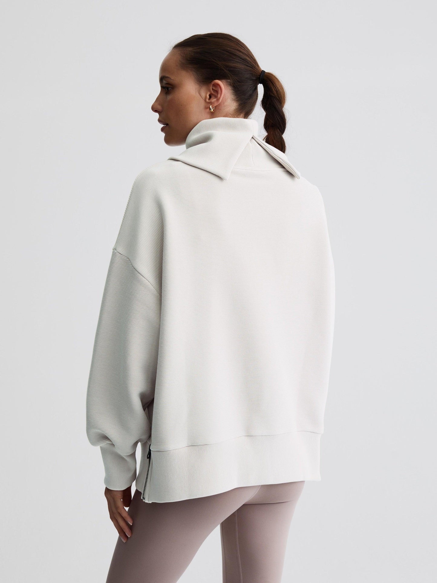 Varley Milton Sweat - Egret - Kota Wellness