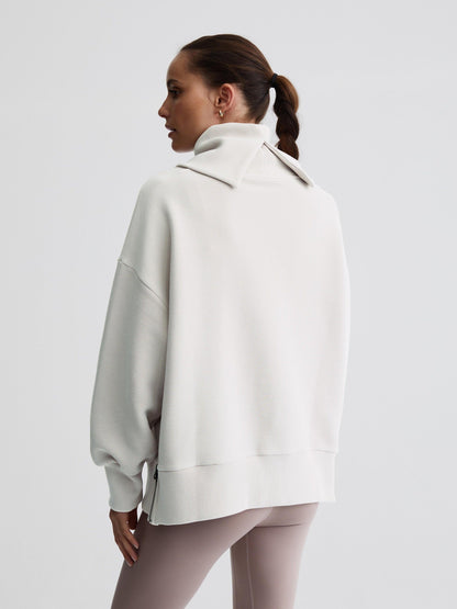 Varley Milton Sweat - Egret - Kota Wellness